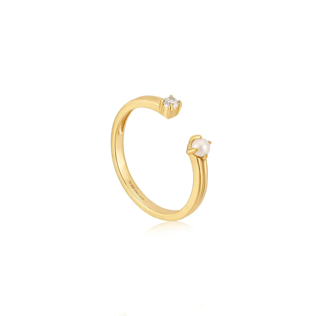 Pearl Power - Pearl Sparkle Adjustable Ring - 2 colours