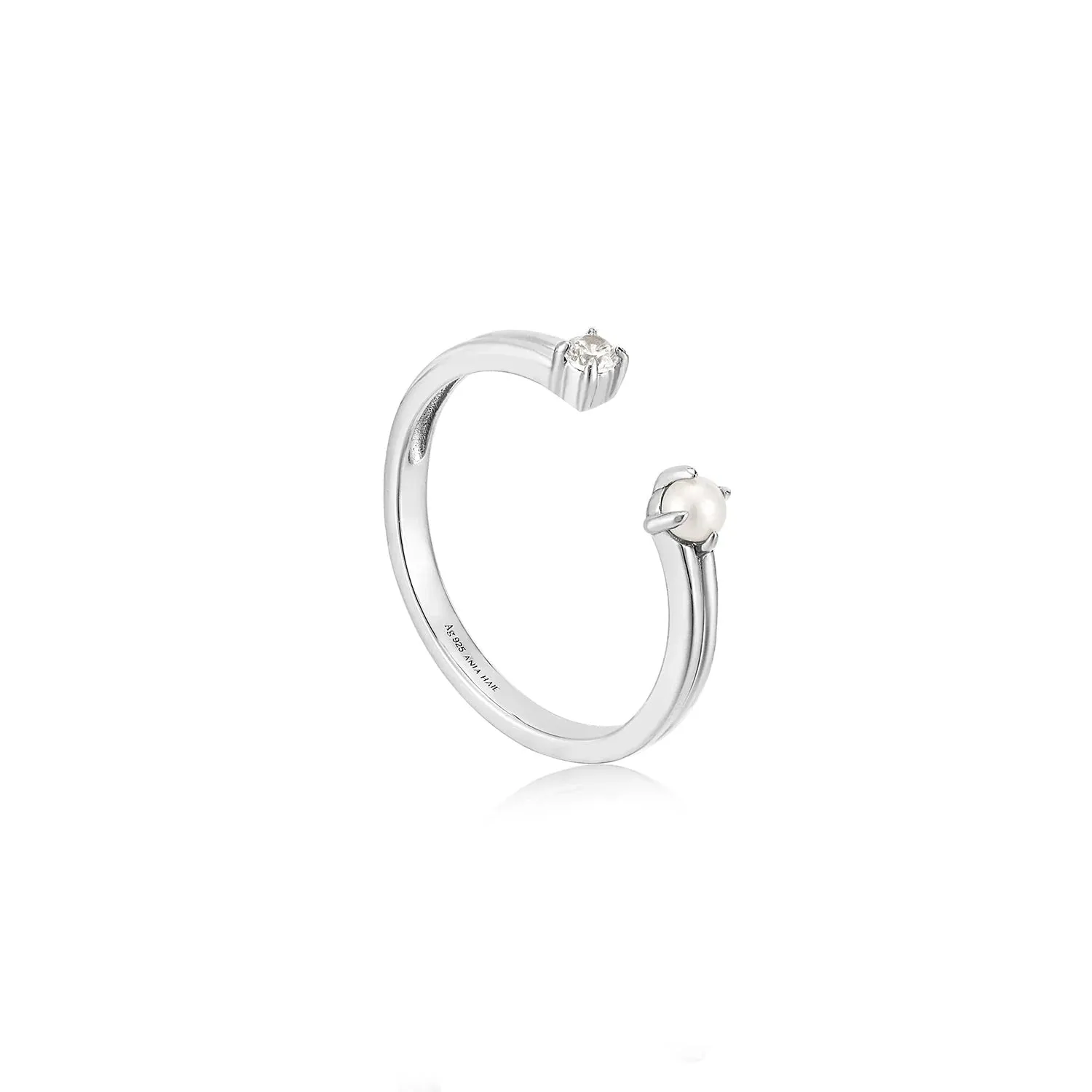 Pearl Power - Pearl Sparkle Adjustable Ring - 2 colours