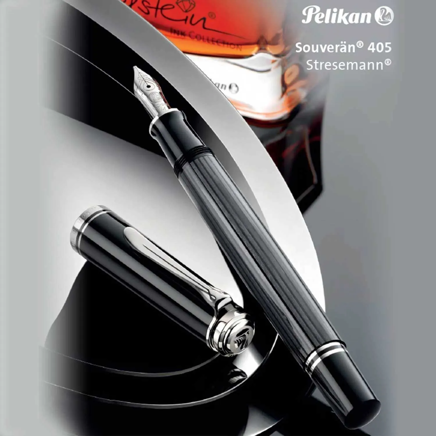 Pelikan M405 Fountain Pen - Stresemann Anthracite (Special Edition)