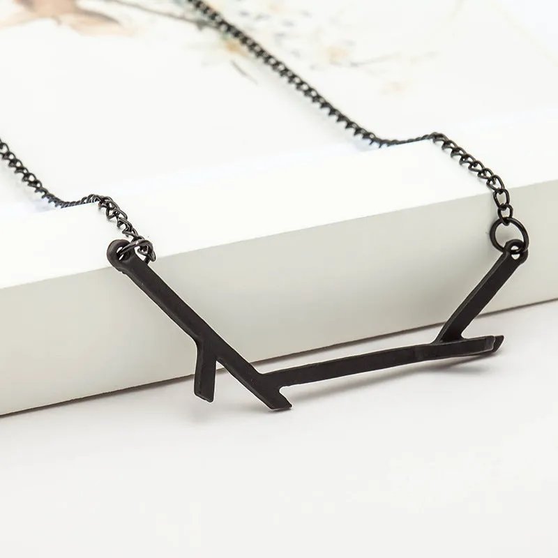 Personality Creative Irregular Branch Clavicle Chain