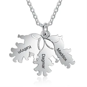 Personalized Engraved Necklace Charms Custom Pendant