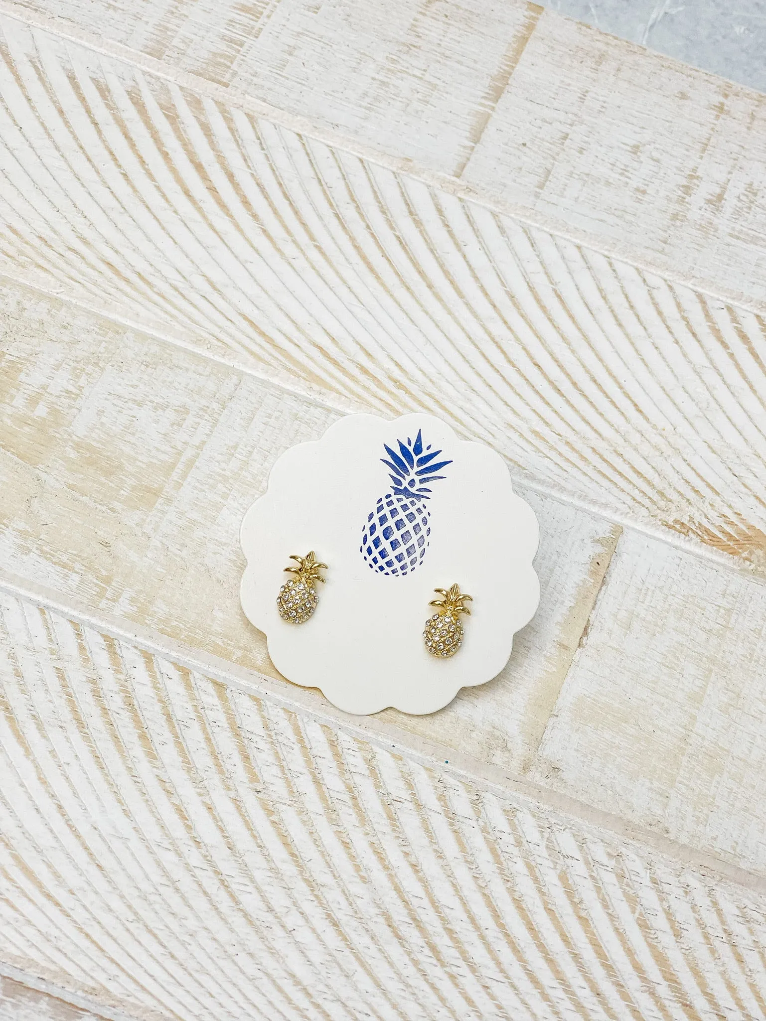 Phoebe Mini Pineapple Studs