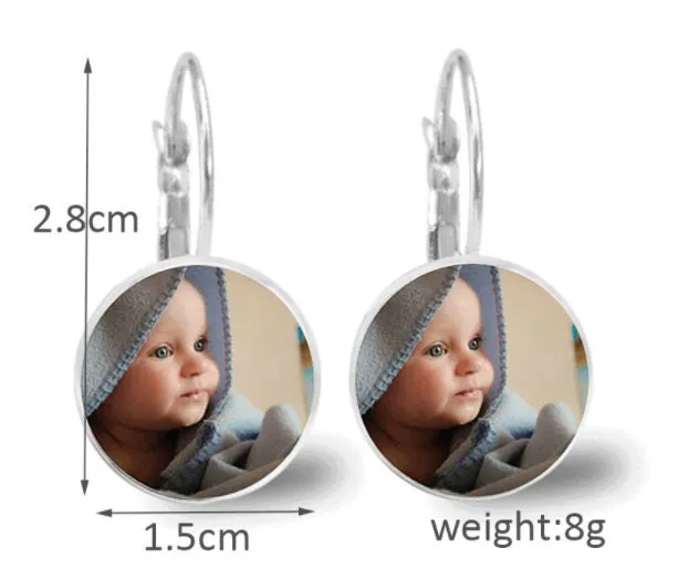 Picture Earrings, Personalized Dangle Earrings, Photo Gifts Jewelry, Custom Photo Earrings, Gift For Her, Best Friend Gift Charm, Girlfriend