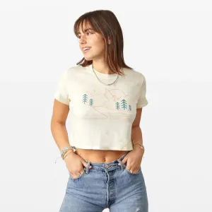 Pura Vida Simple Adventure Crop T-shirt