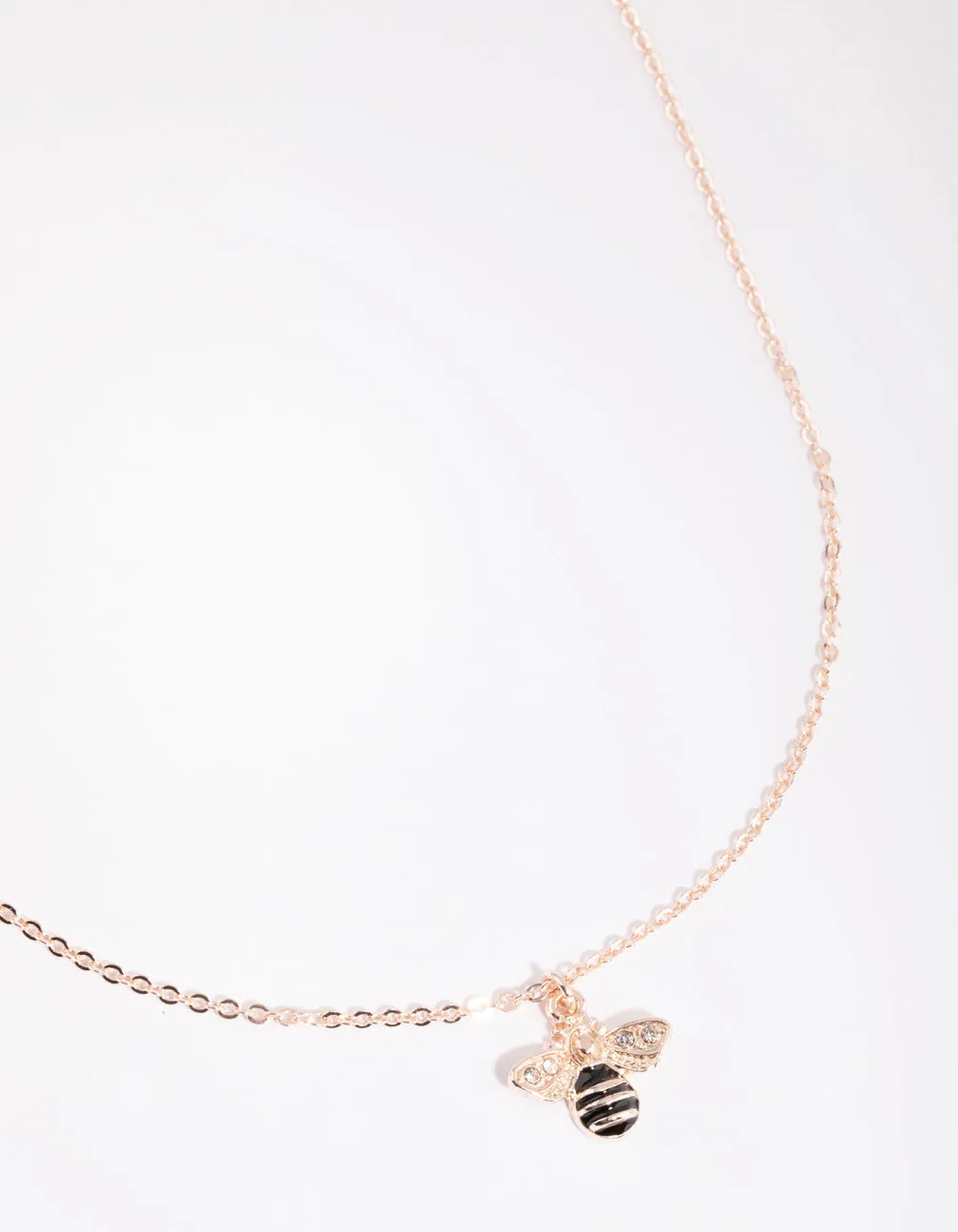 Rose Gold Bee Necklace