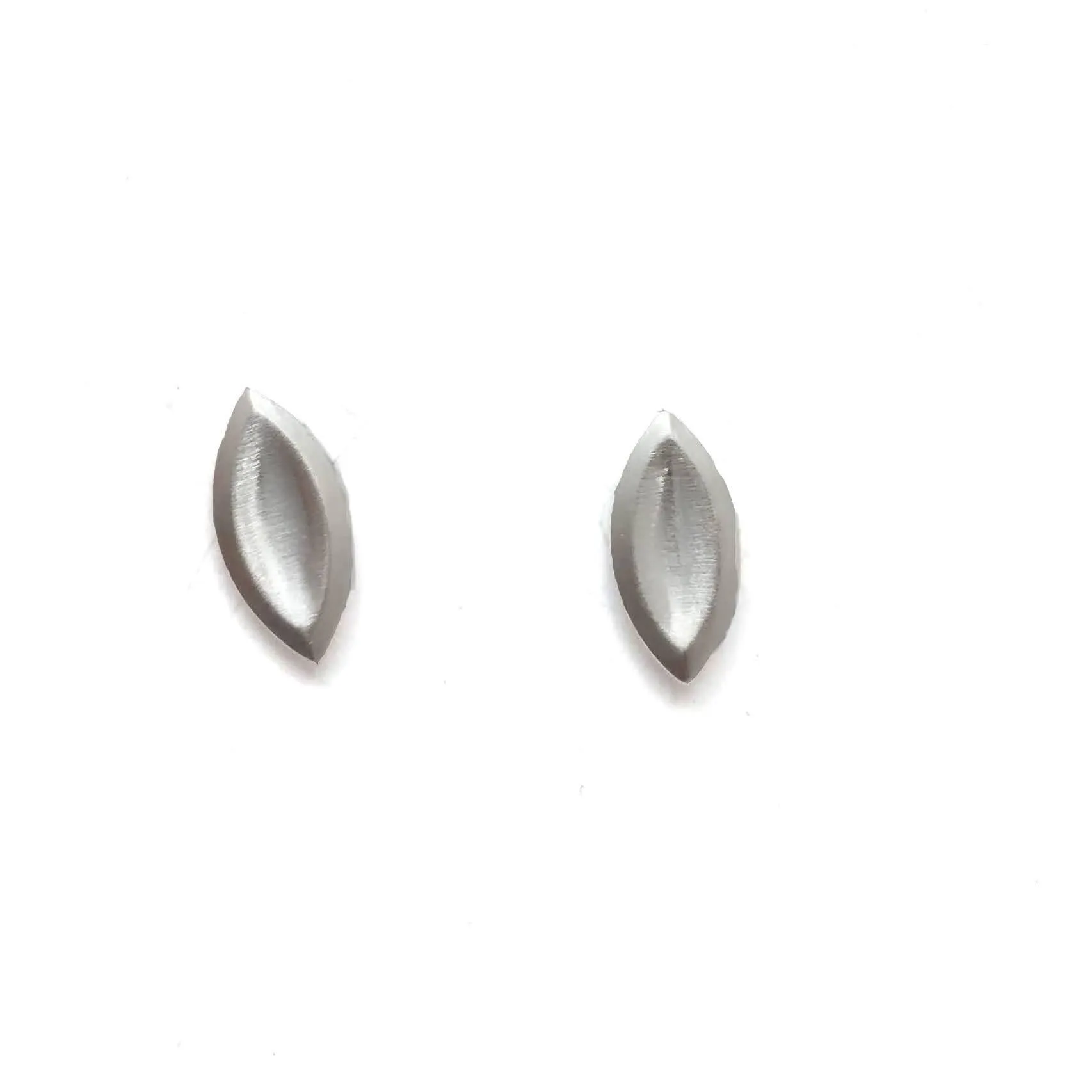 Silver Cat-Eye Studs