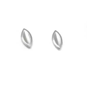 Silver Cat-Eye Studs