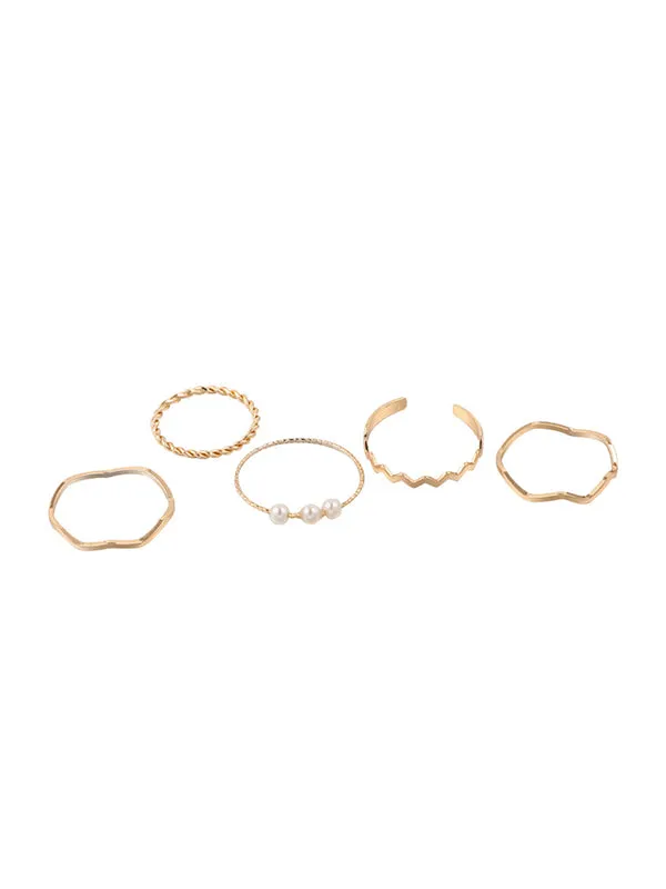 Simple Casual Chic Geometric Rings