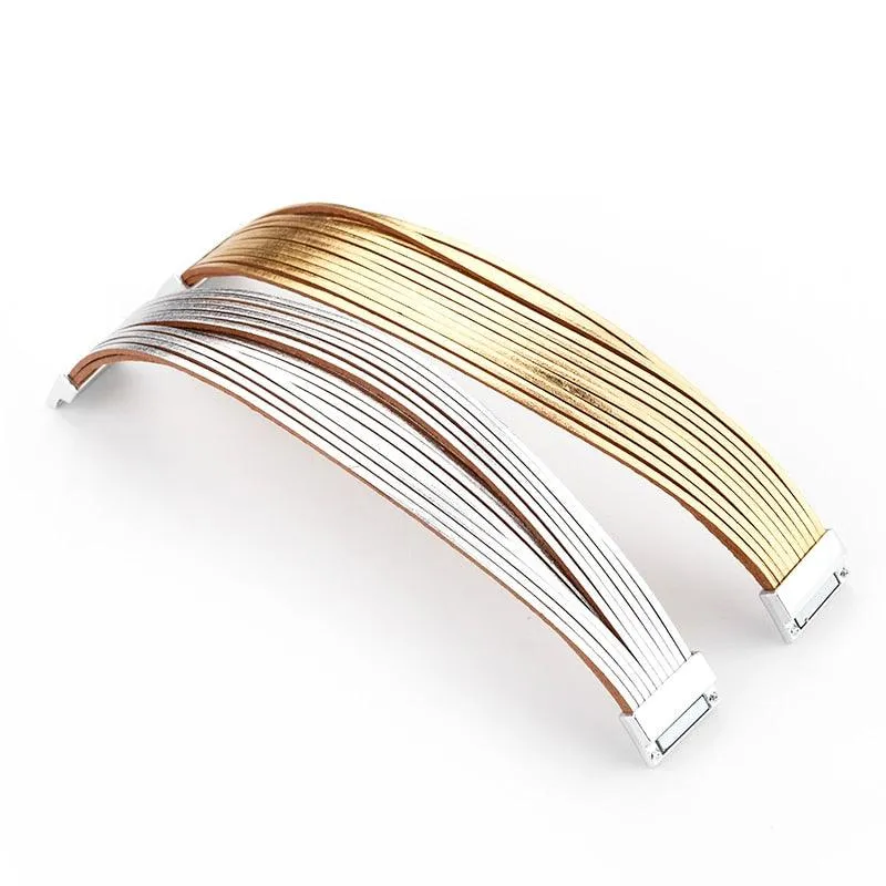 'Simple' Wide Cuff Bracelet - pine