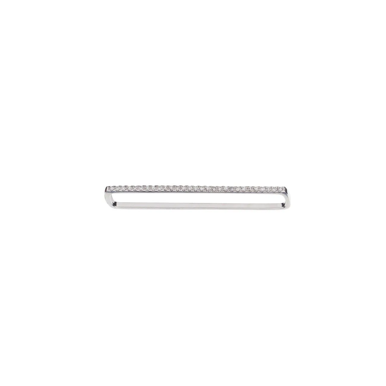 SINGLE DIAMOND EAR BAR