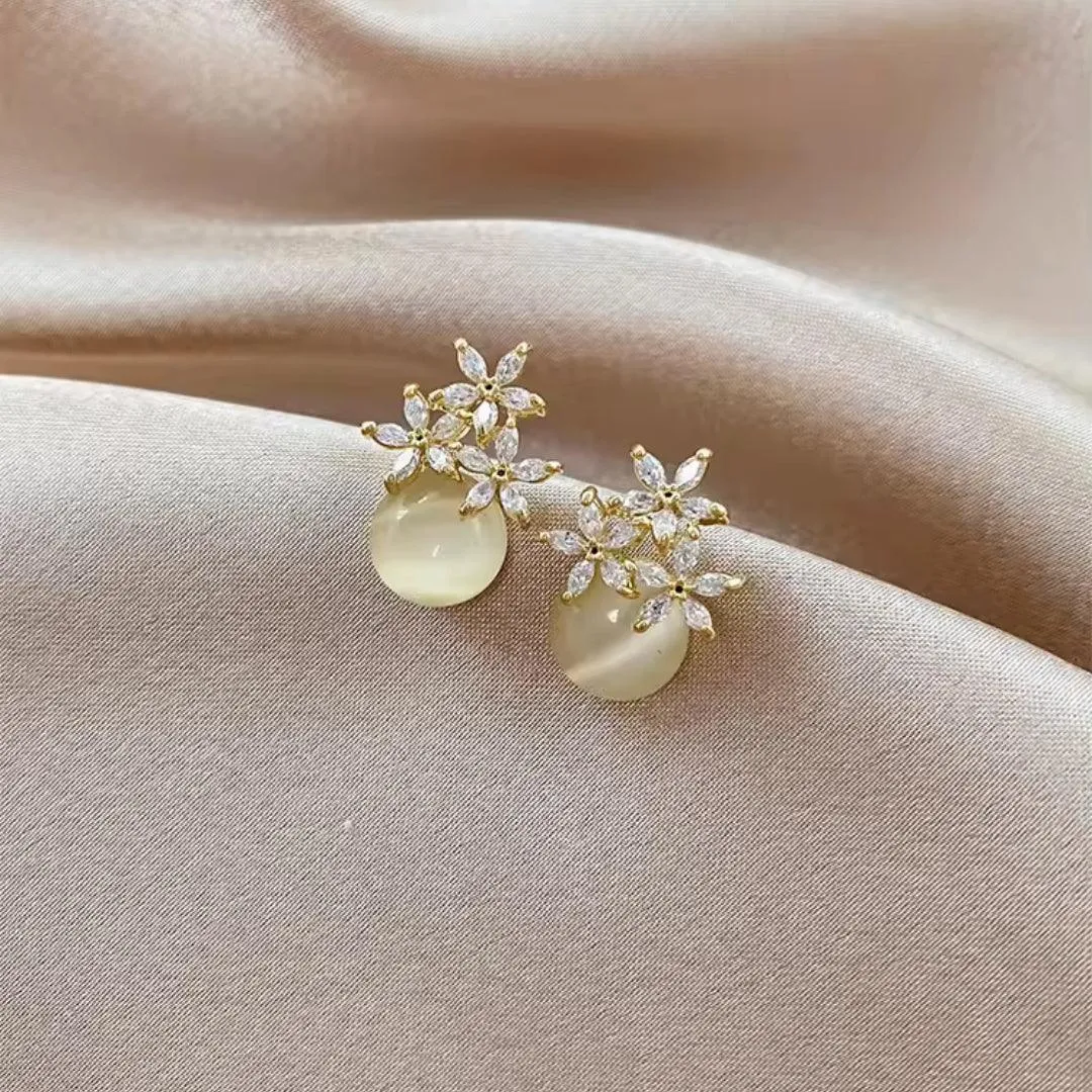 Sophisticated Flower Studs