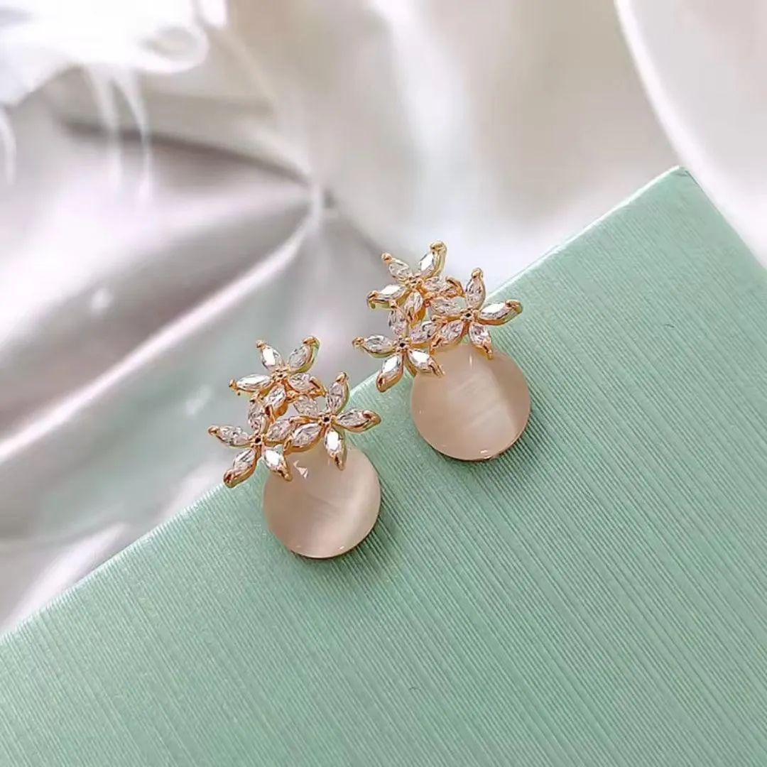 Sophisticated Flower Studs