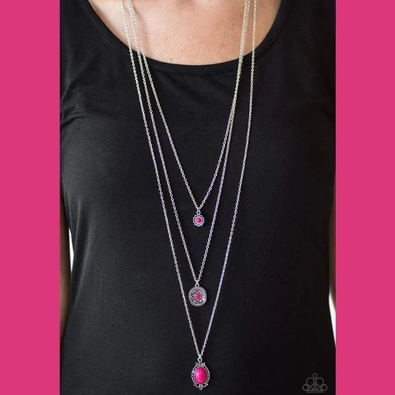 Southern Solstice Pink Necklace