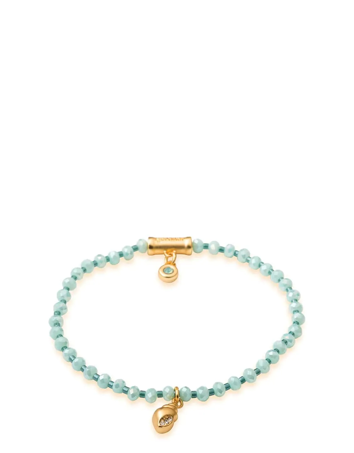 Spartina - Bracelet - Twinkle Stretch Bracelet Sea Foam/Shell