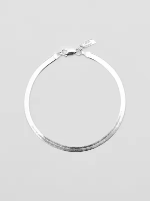 Sterling Silver Herringbone Bracelet