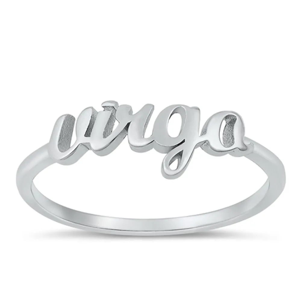 Sterling Silver Zodiac Rings