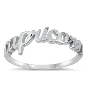 Sterling Silver Zodiac Rings