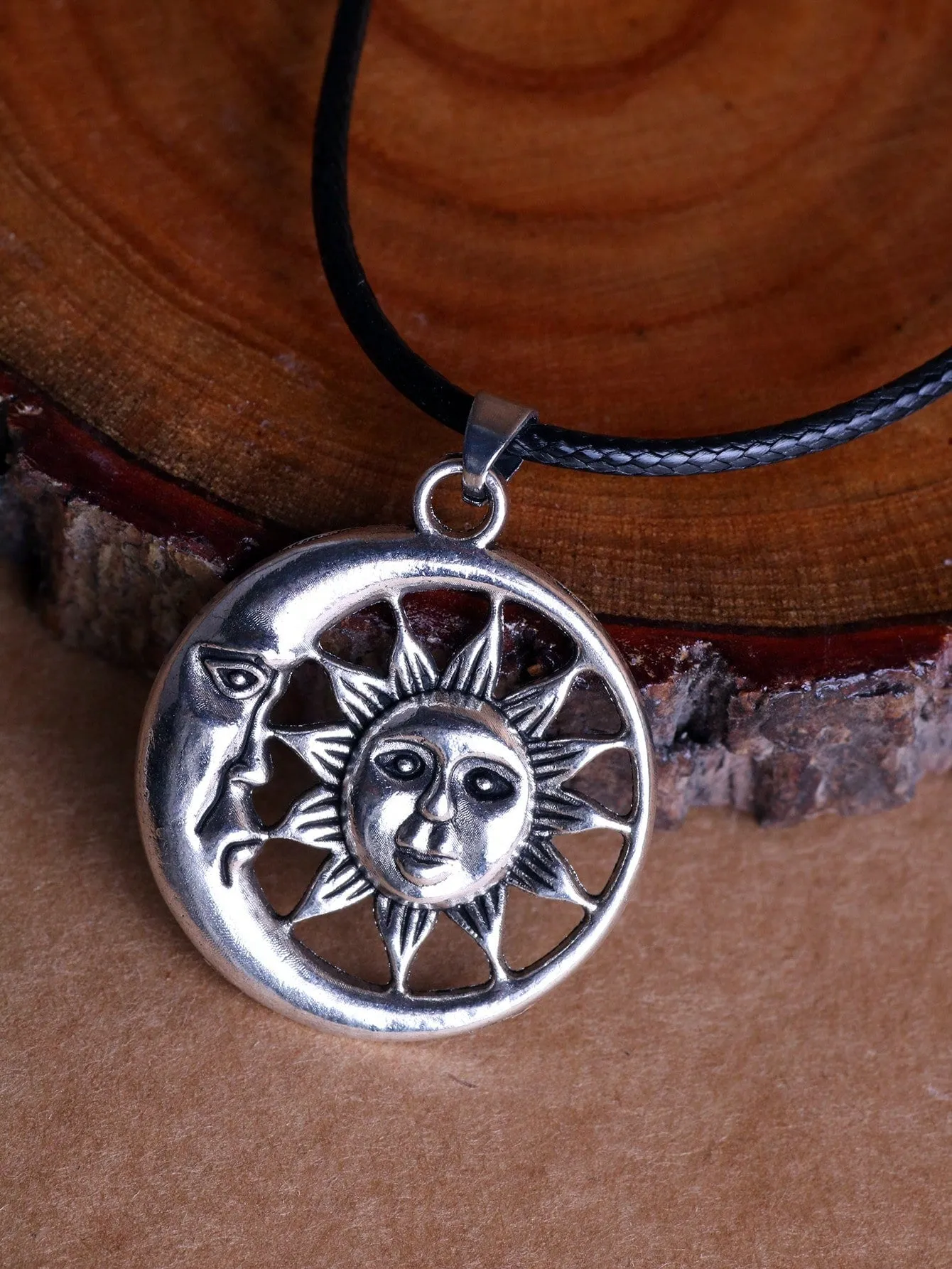 Sun & Moon Charm Necklace for Women Novelty Necklace Creative Necklace