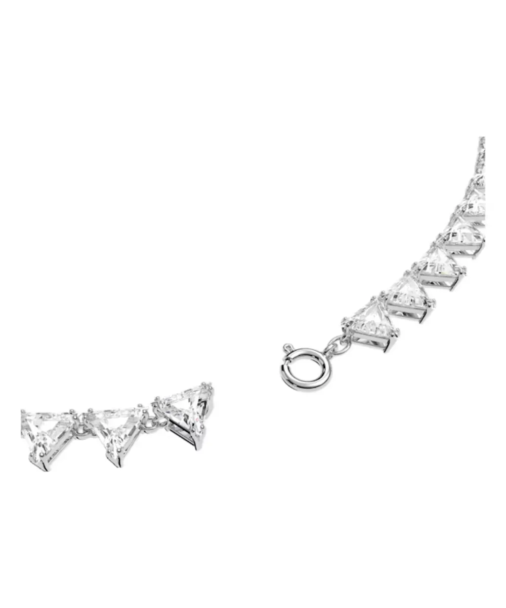 SWAROVSKI ORTYX NECKLACE TRIANGLE CUT IN WHITE