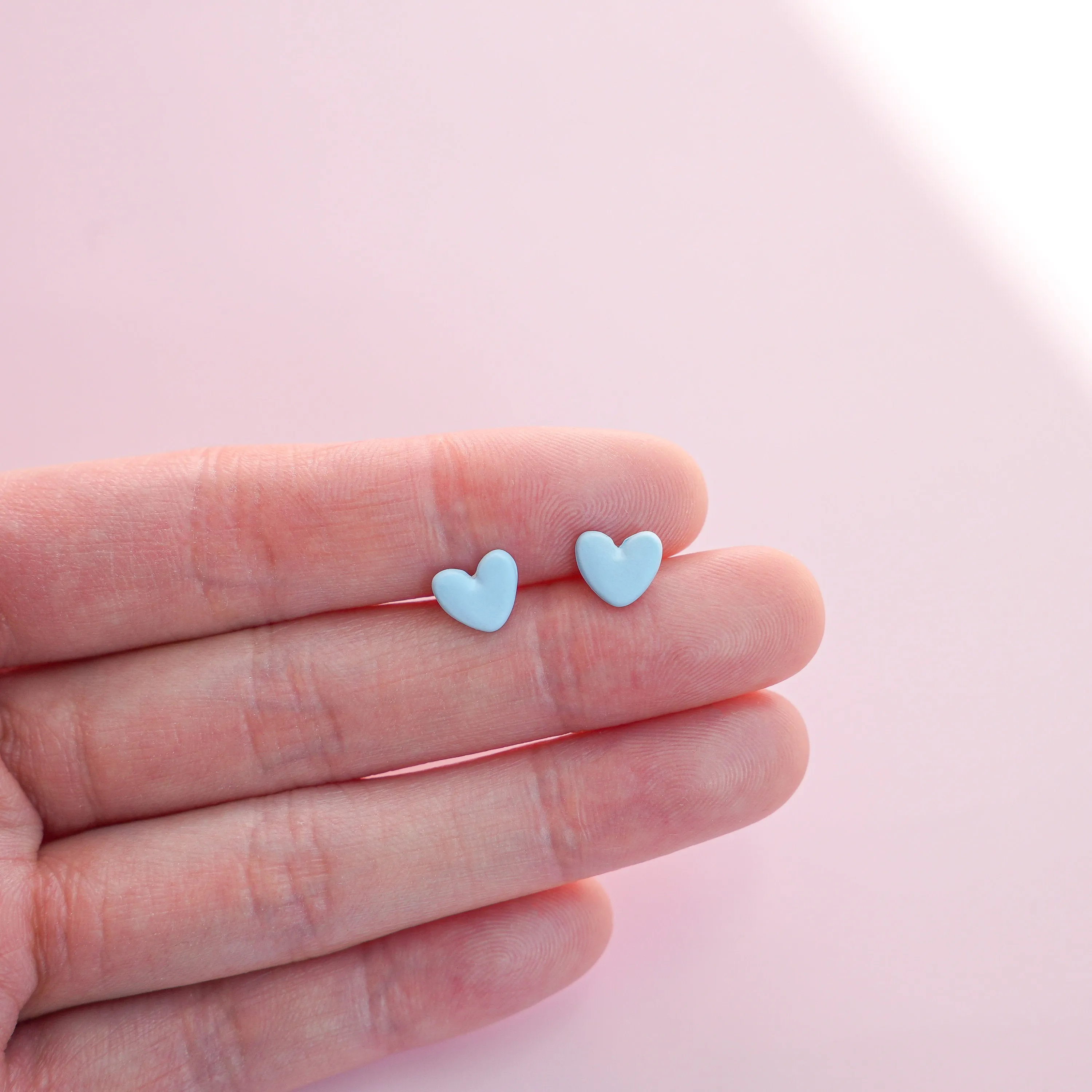 Tiny Heart Studs Earrings