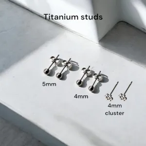 Titanium Ball Studs