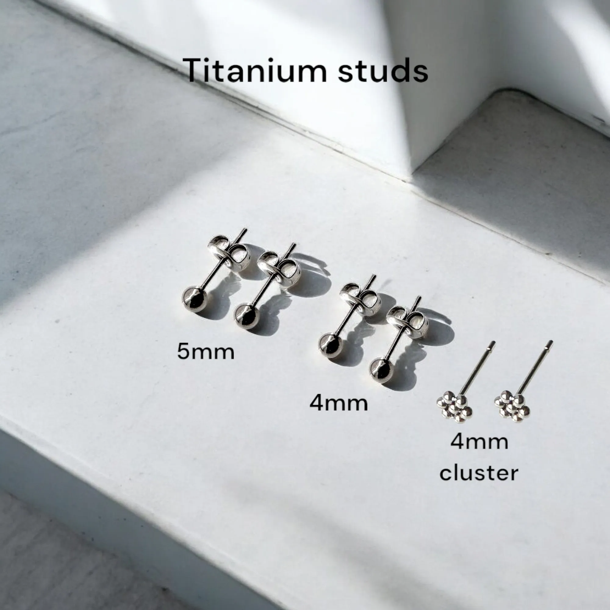 Titanium Ball Studs