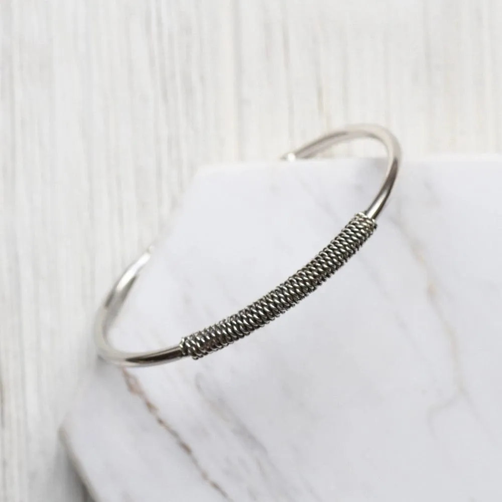 Twisted Wire Wrapped Cuff