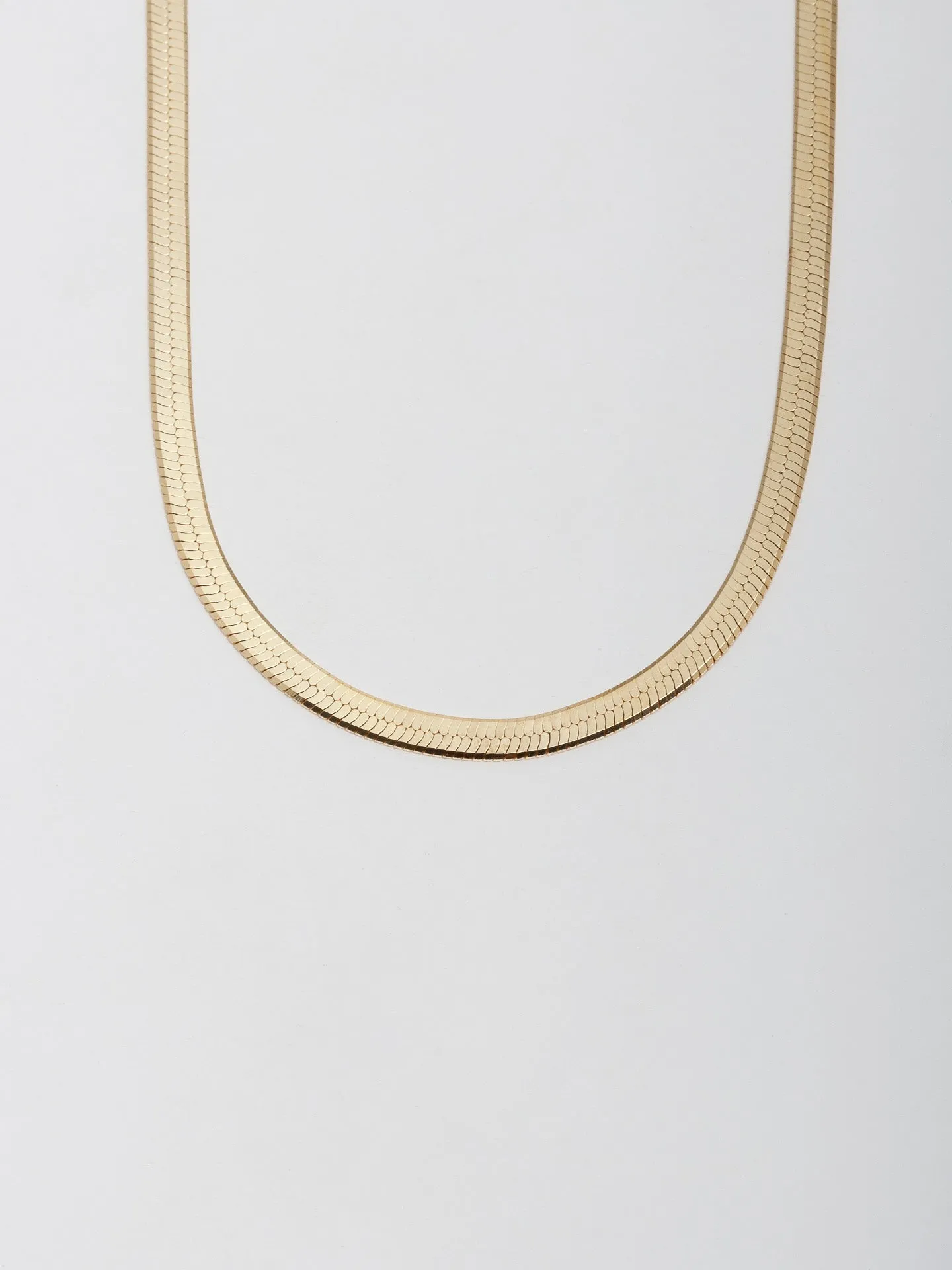 Vermeil Herringbone Necklace