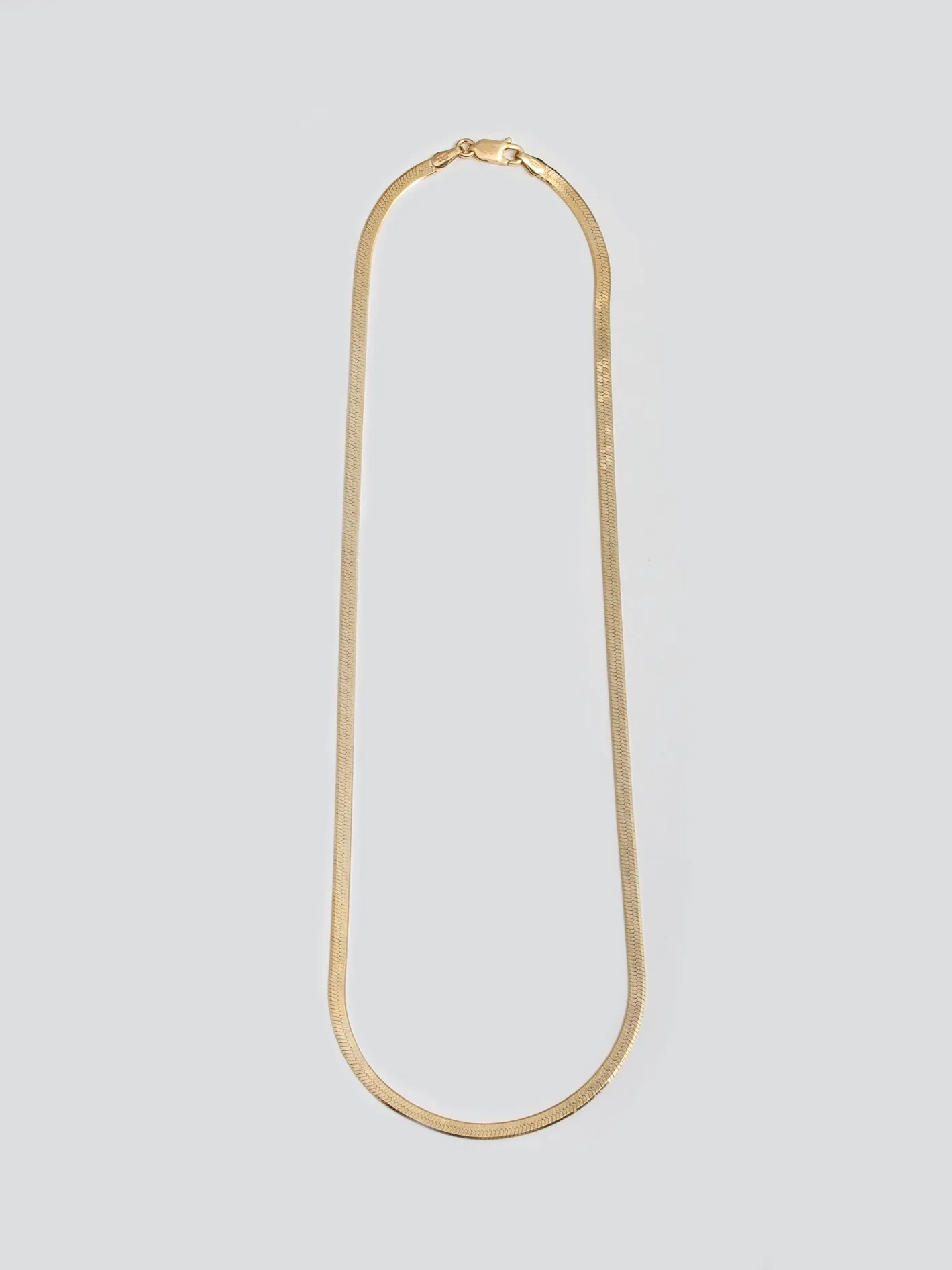 Vermeil Herringbone Necklace