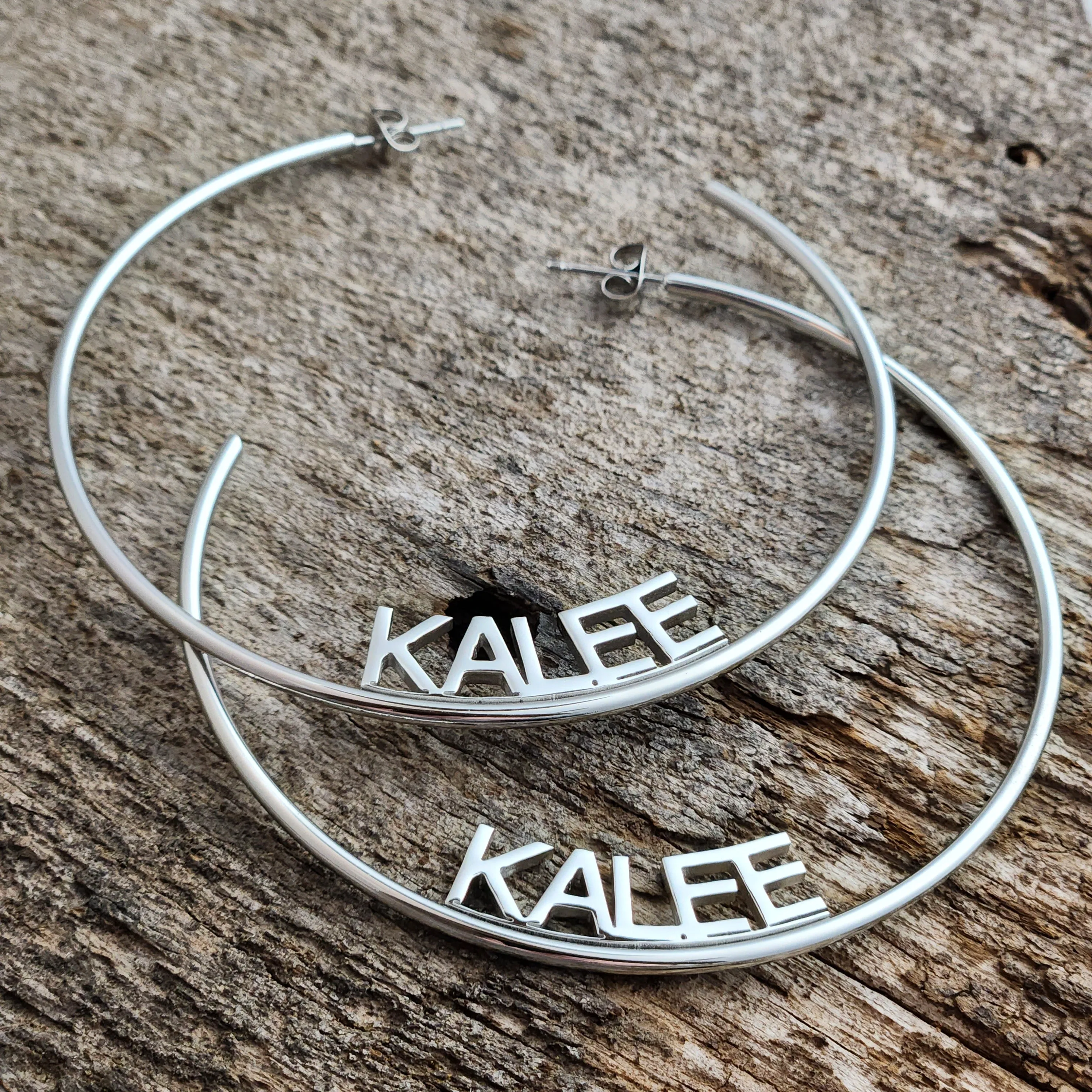 Violette Personalized Hoops