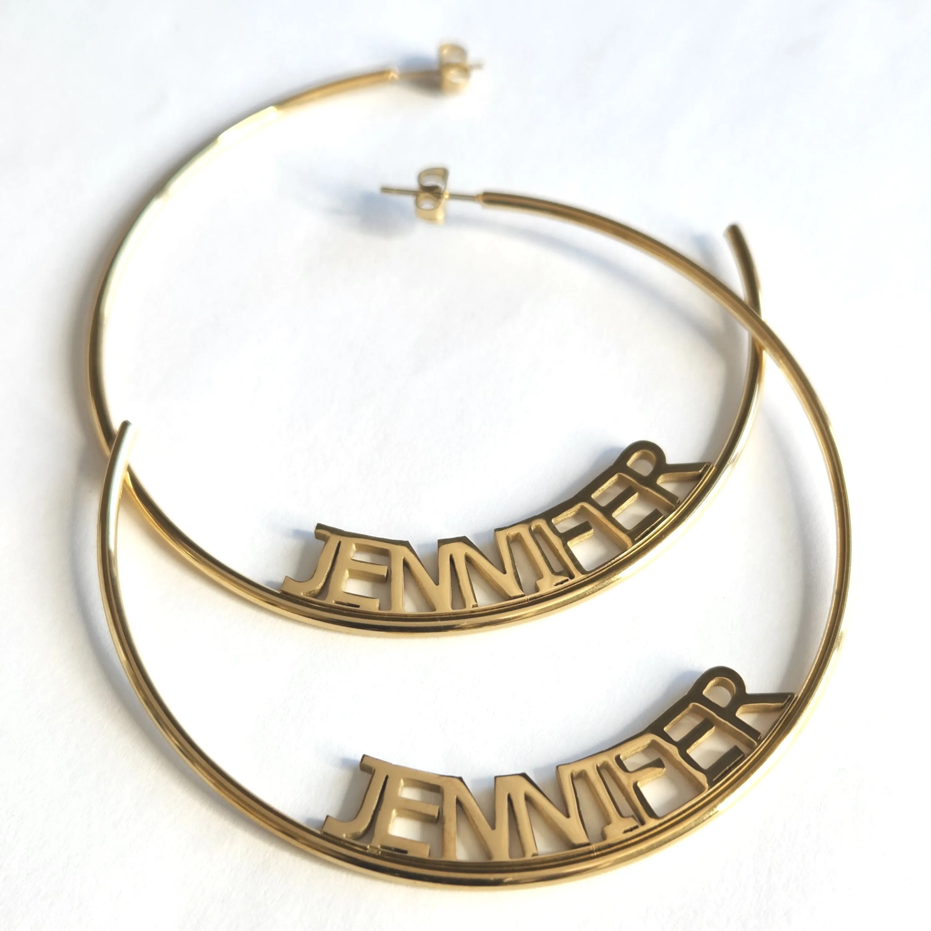 Violette Personalized Hoops