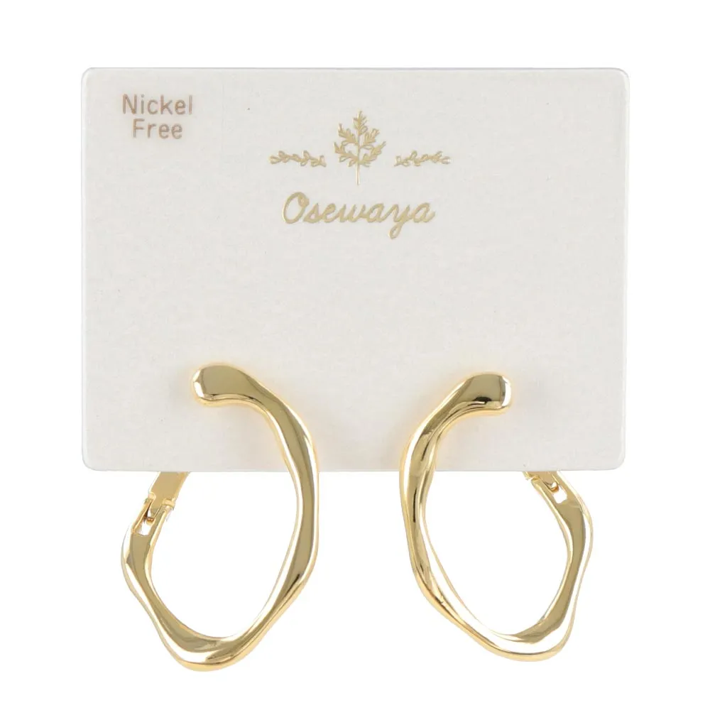 Wavy Hoop Earrings