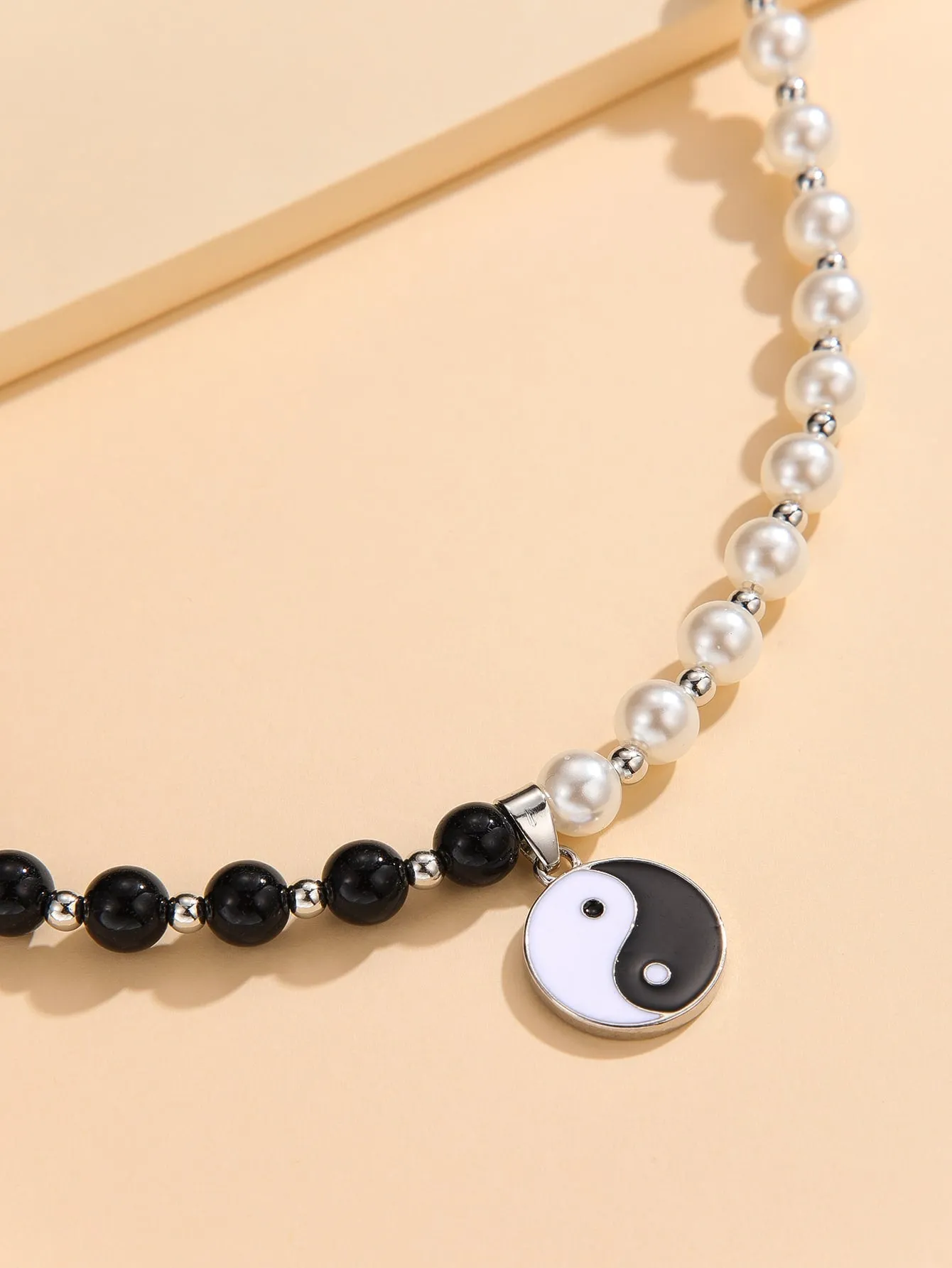 Yin & Yang Charm Necklace for Women Novelty Necklace Creative Necklace