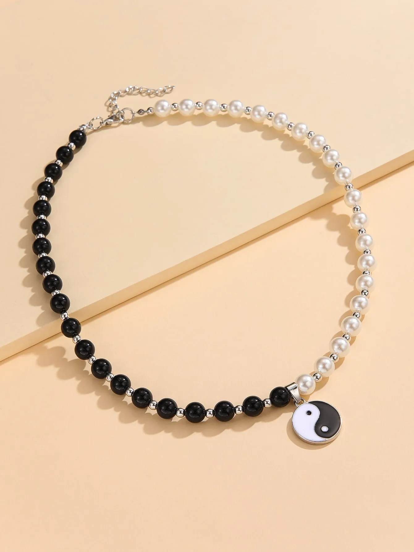 Yin & Yang Charm Necklace for Women Novelty Necklace Creative Necklace